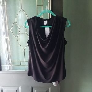 Elegant Black Sleeveless Top